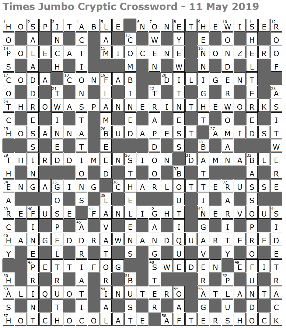 Times Jumbo Cryptic Crossword 1381 Lucian Poll s Web Ramblings