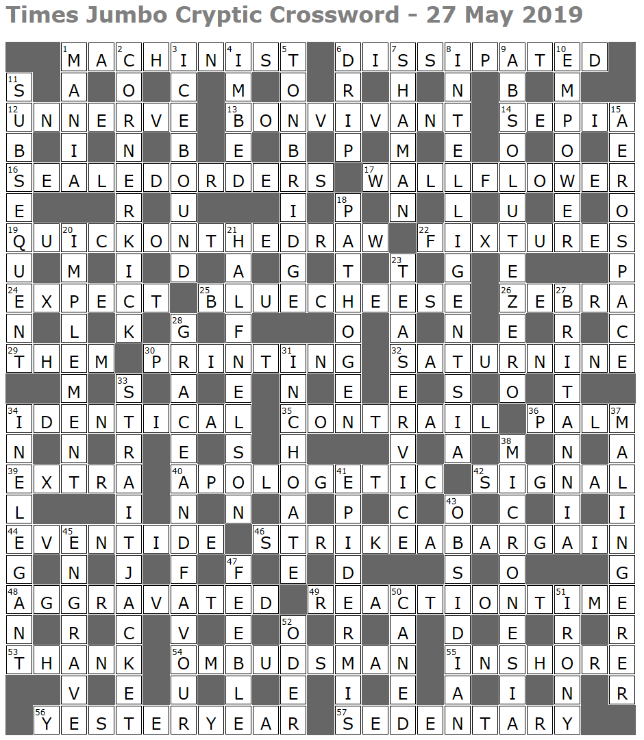 Fume Crossword Puzzle Clue
