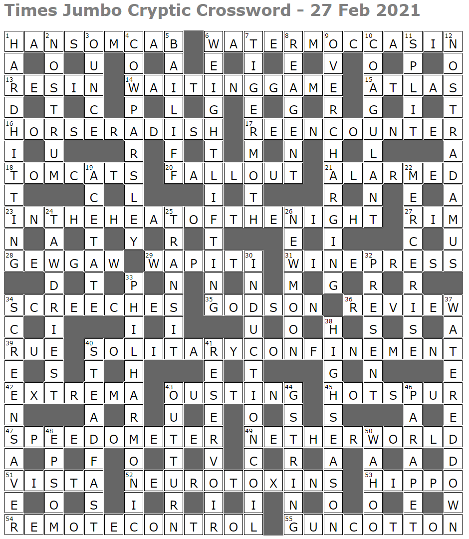 Times Jumbo Cryptic Crossword 1485 Lucian Poll s Web Ramblings