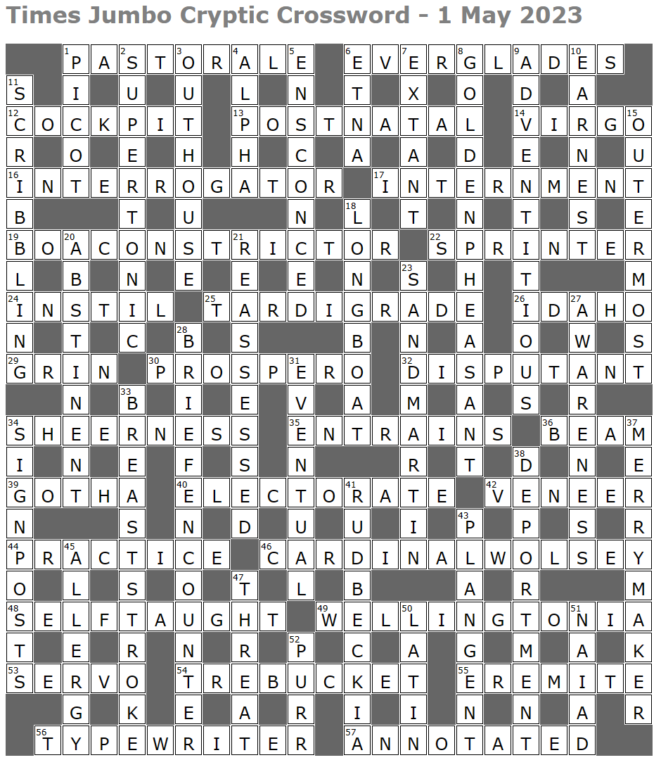 Sea Nymph Crossword Puzzle Clue