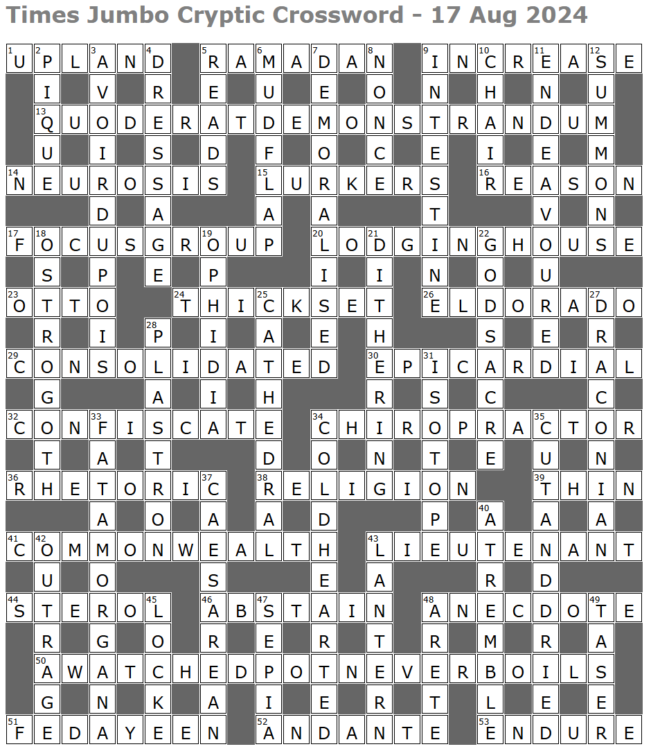 Part Of Qed Crossword Puzzle