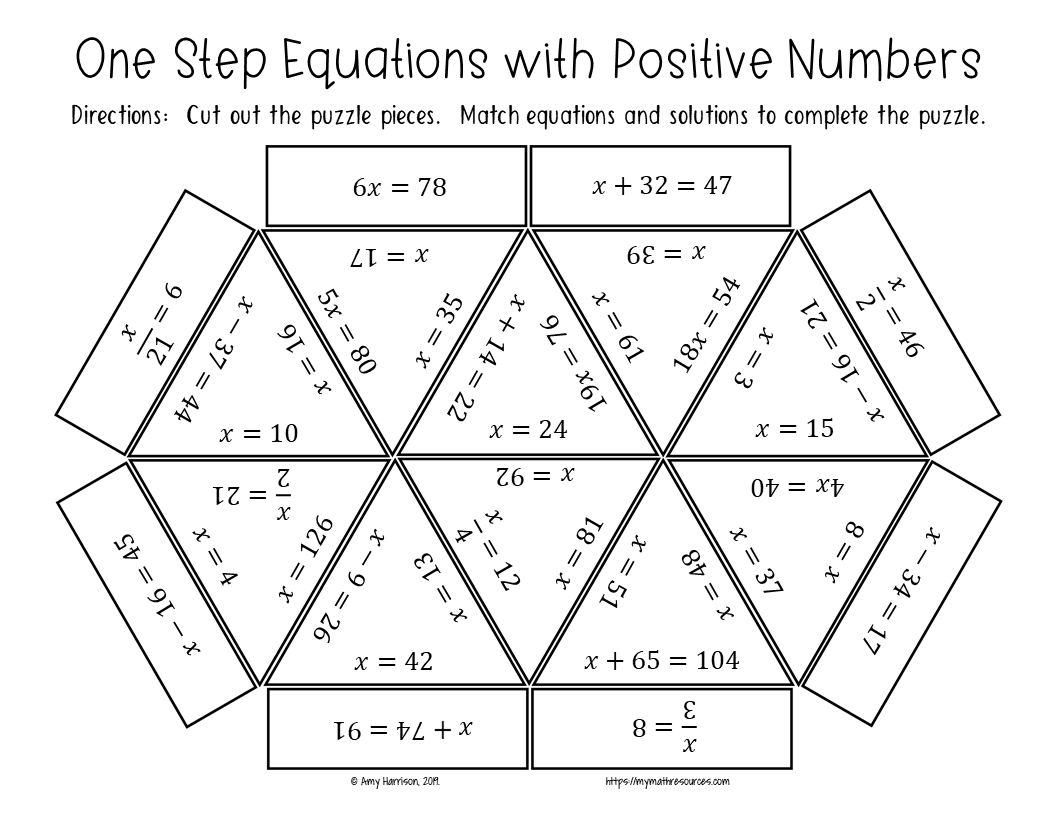 Two Step Equations Worksheets Library Two Step Equations Worksheets Library