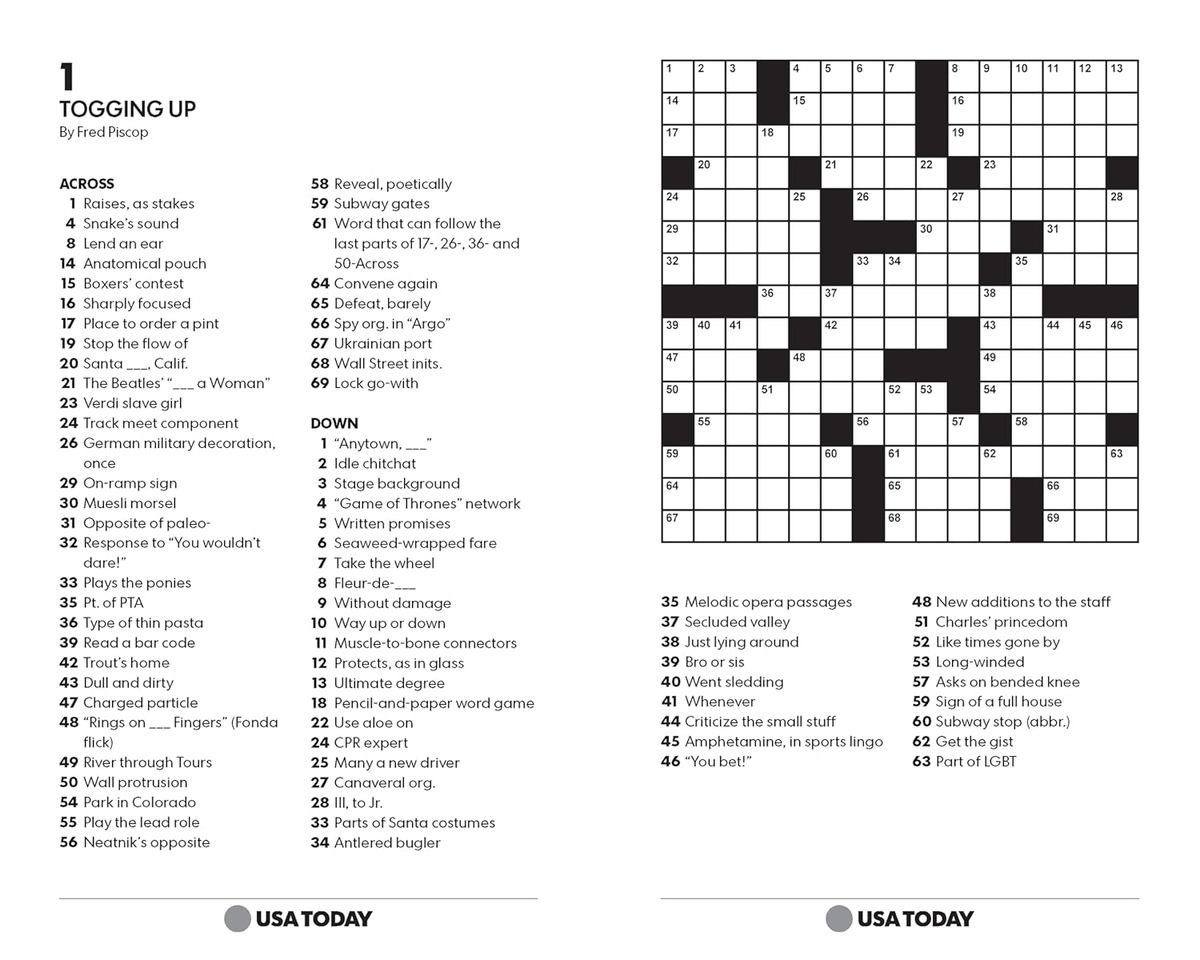 USA TODAY Crossword Super Challenge 200 Puzzles USA Today Puzzles Volume 25 EBay USA TODAY Crossword Super Challenge 200 Puzzles USA Today Puzzles Volume 25 EBay