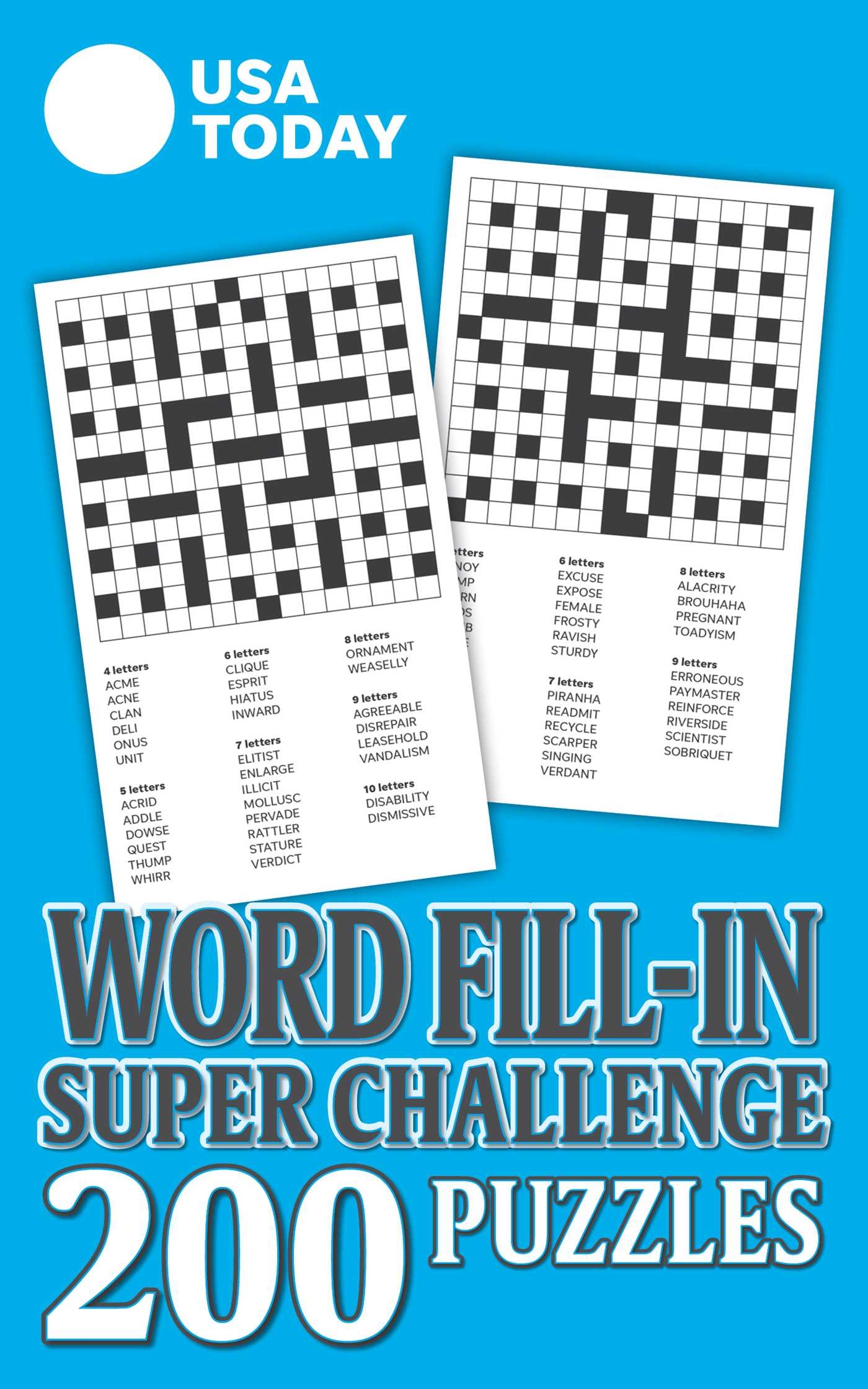 USA TODAY Word Fill In Super Challenge Book By USA TODAY Official Publisher Page Simon U0026 Schuster Canada