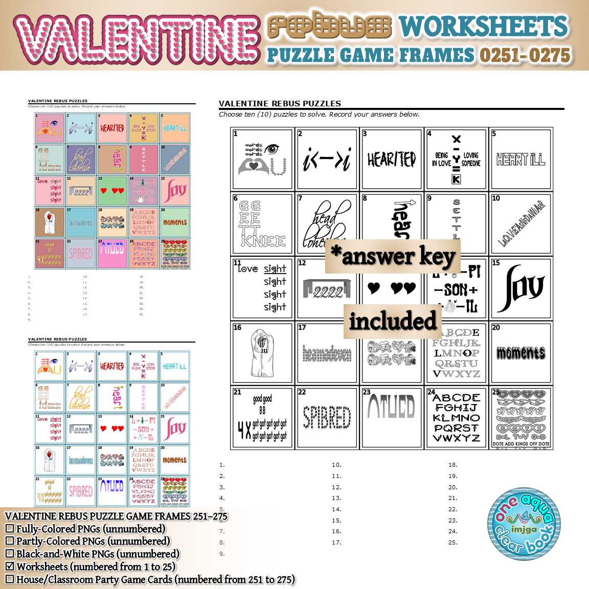 VALENTINE Rebus Puzzle Frames 251 275 Worksheets Made By Teachers