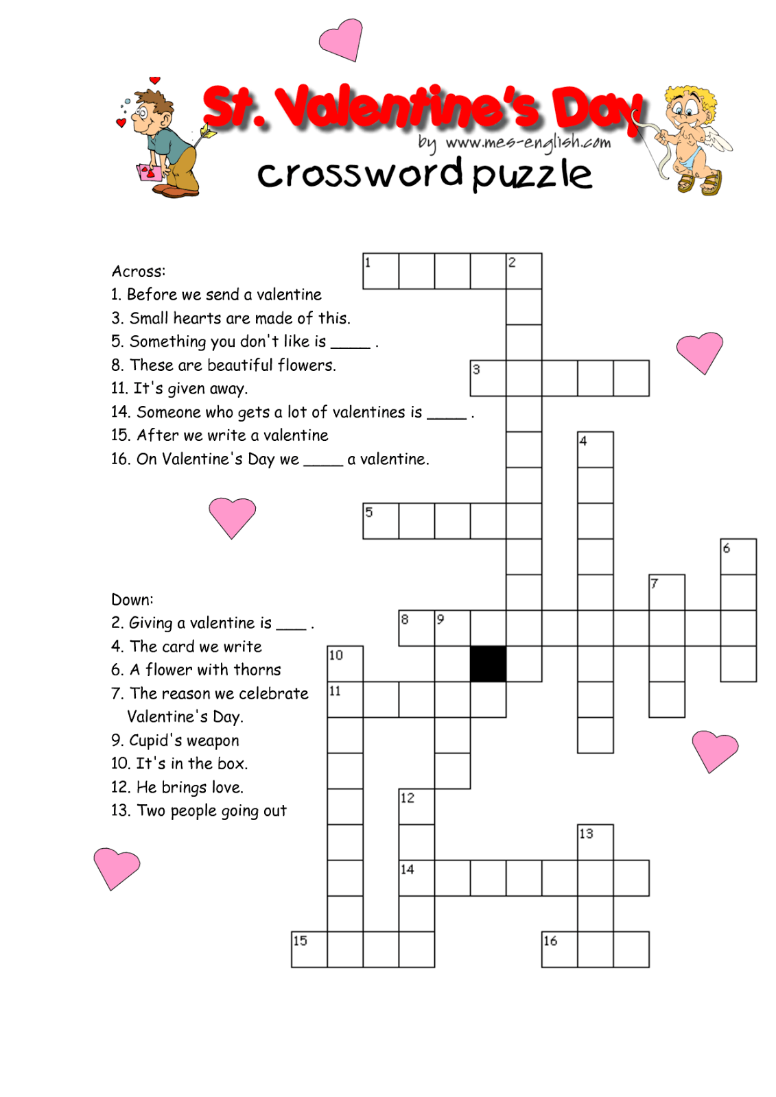 Valentine Word Search And Puzzles Printable Coloring Pages FREE