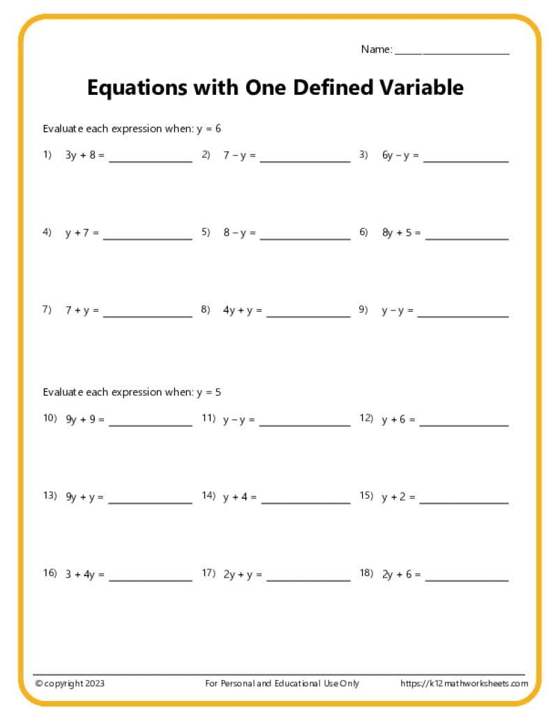 Equations Puzzle Worksheet Equations Puzzle Worksheet
