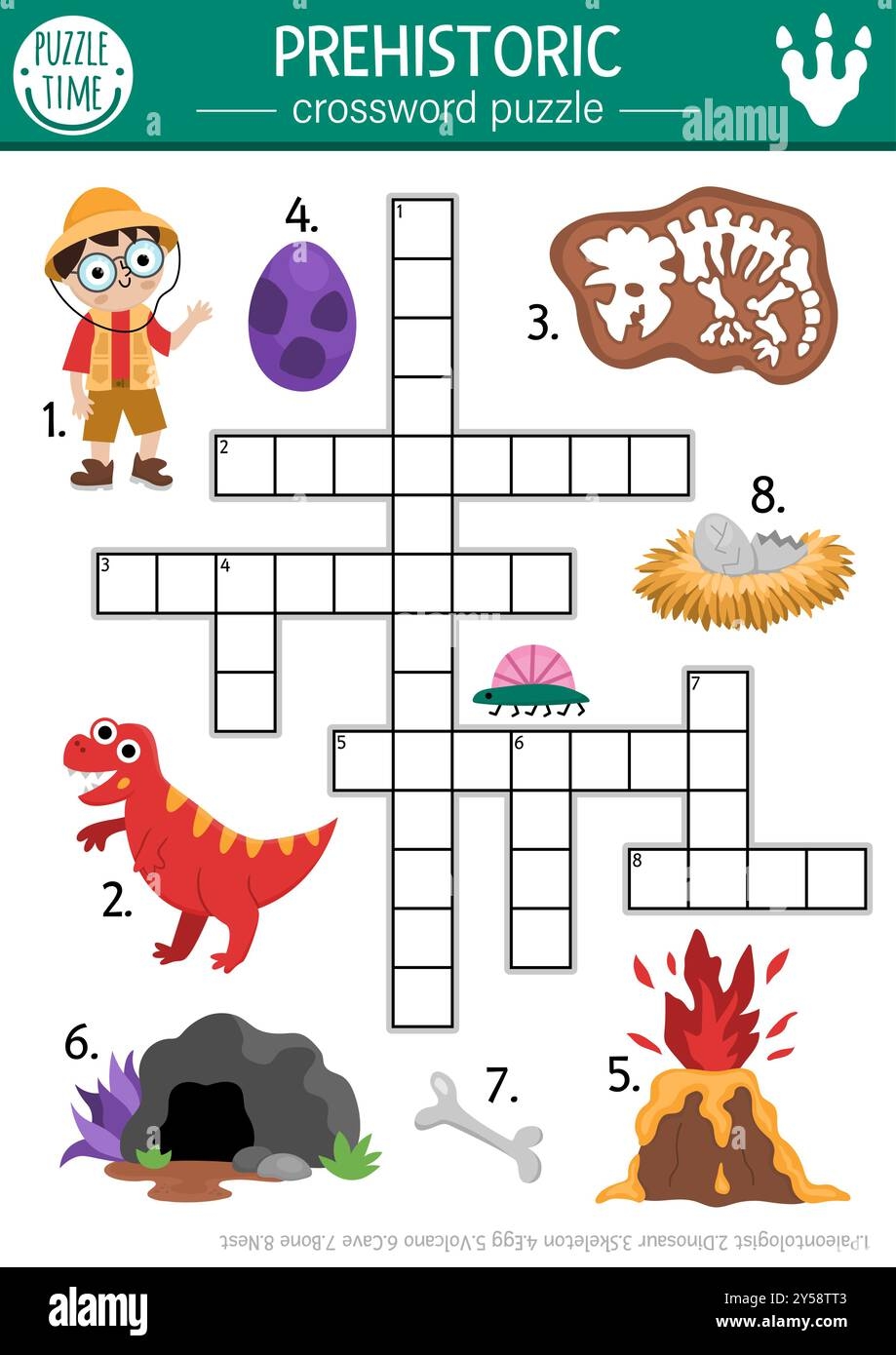 Dinosaur Crossword Puzzle