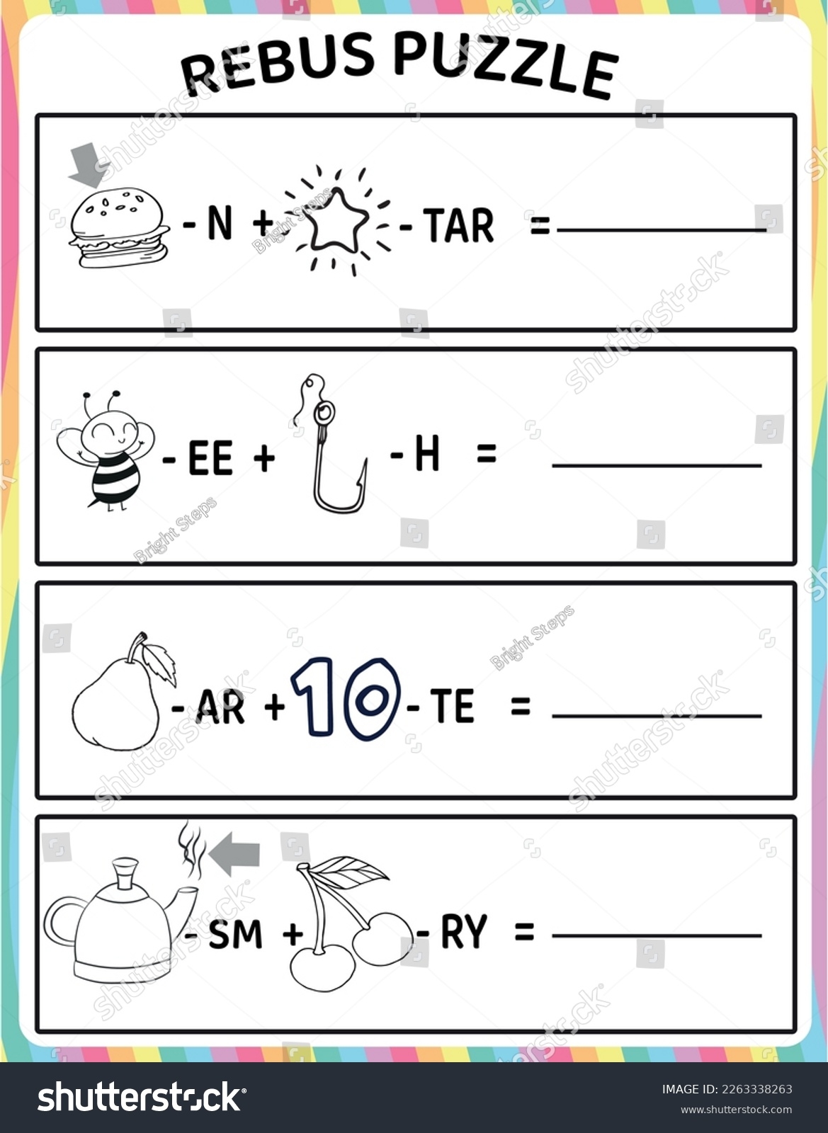 Rebus Puzzle Worksheets