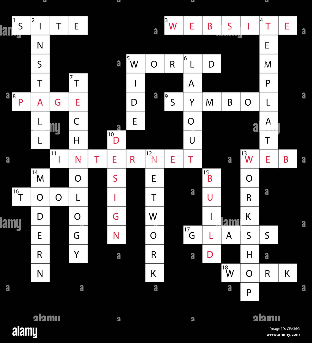 Web Design Crossword Stock Photo Alamy Web Design Crossword Stock Photo Alamy