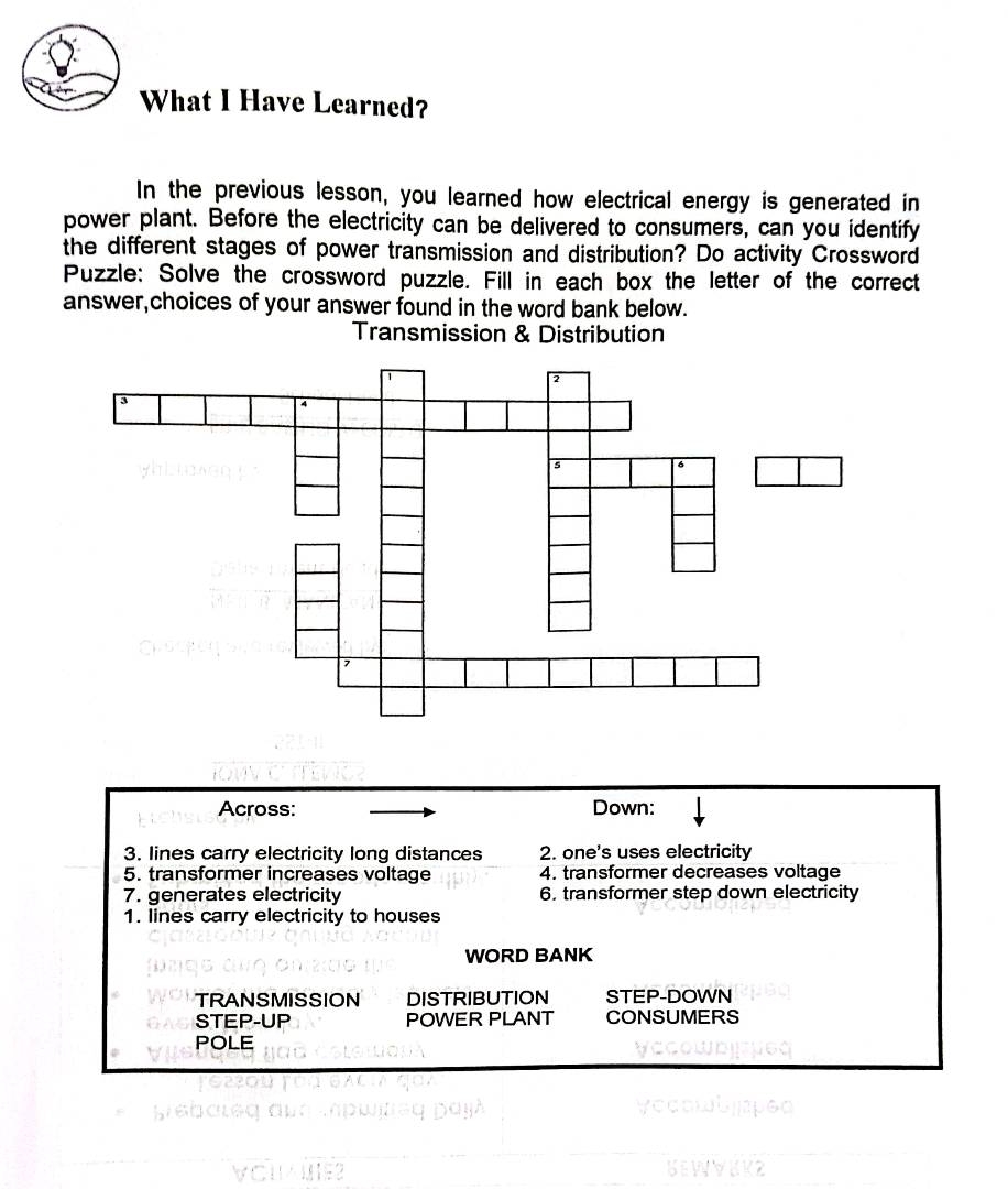 What I Have Learned In The Previous Lesson StudyX