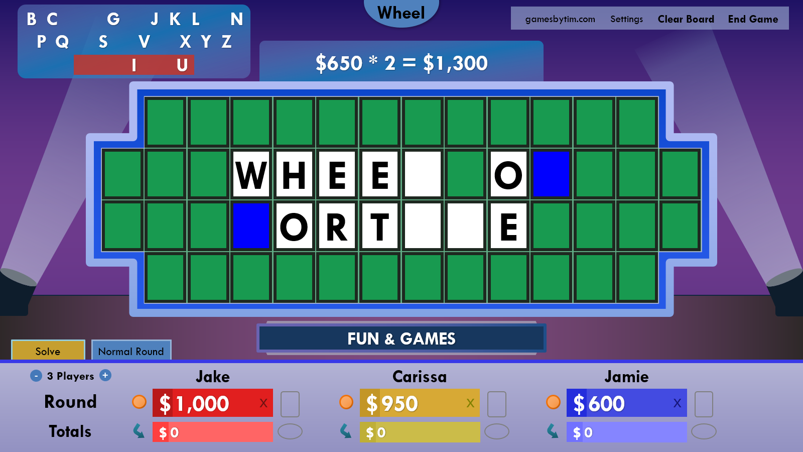Wheel Of Fortune For PowerPoint Games By Tim