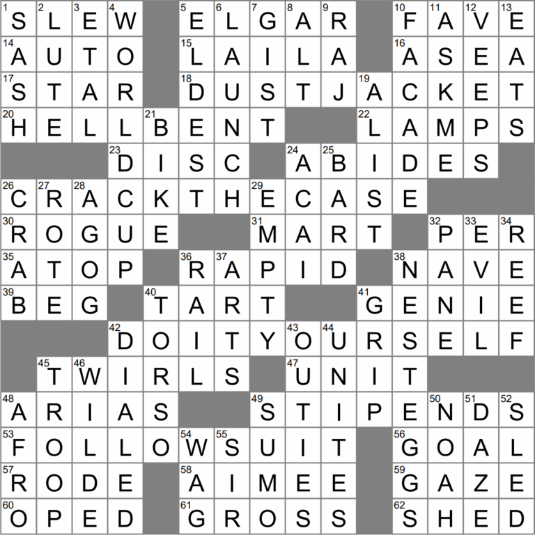 Whole Bunch Crossword Clue Archives LAXCrossword