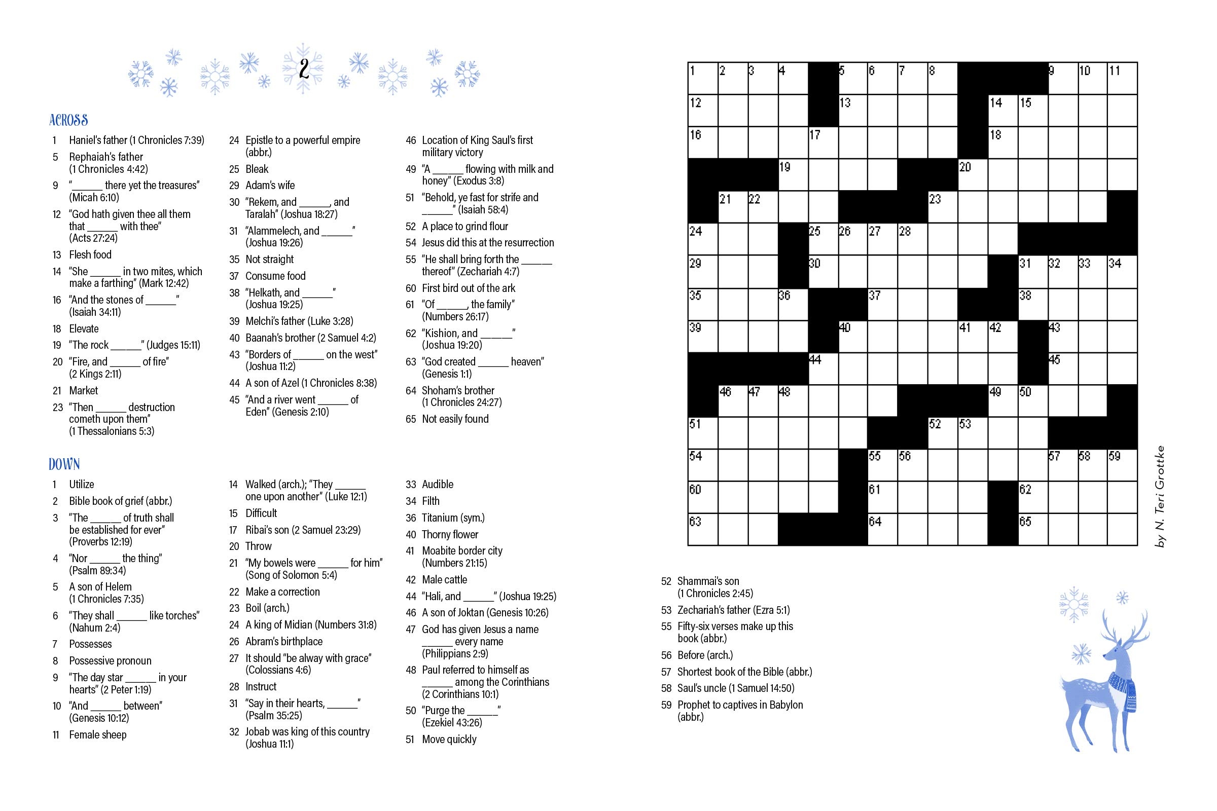 Wonderful Winter Bible Crosswords 99 Puzzles SWRC Wonderful Winter Bible Crosswords 99 Puzzles SWRC