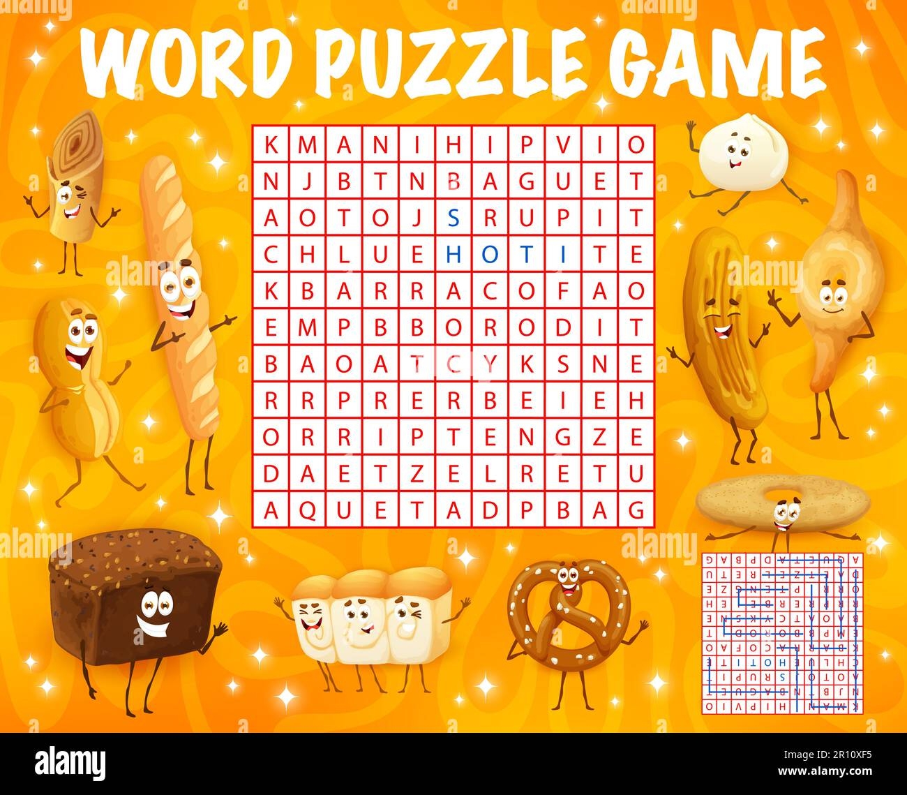 Bread Crossword Puzzle