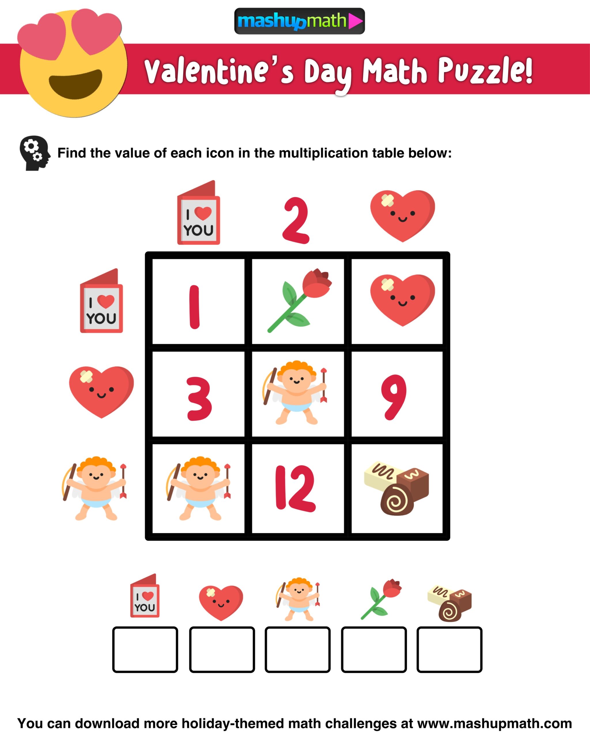 Your Kids Will Love These Valentine s Day Math Puzzles Mashup Math