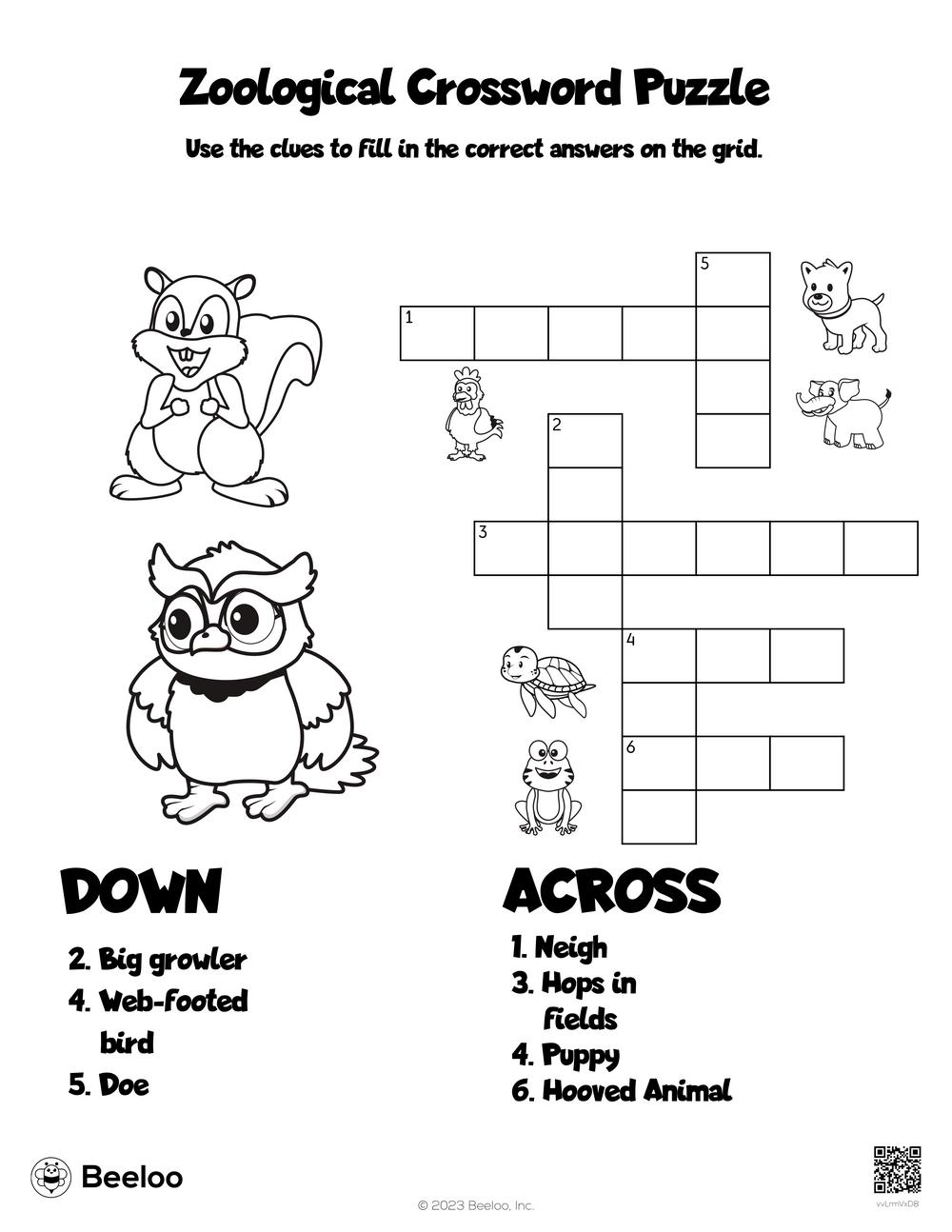 Bird Crossword Puzzle Clue